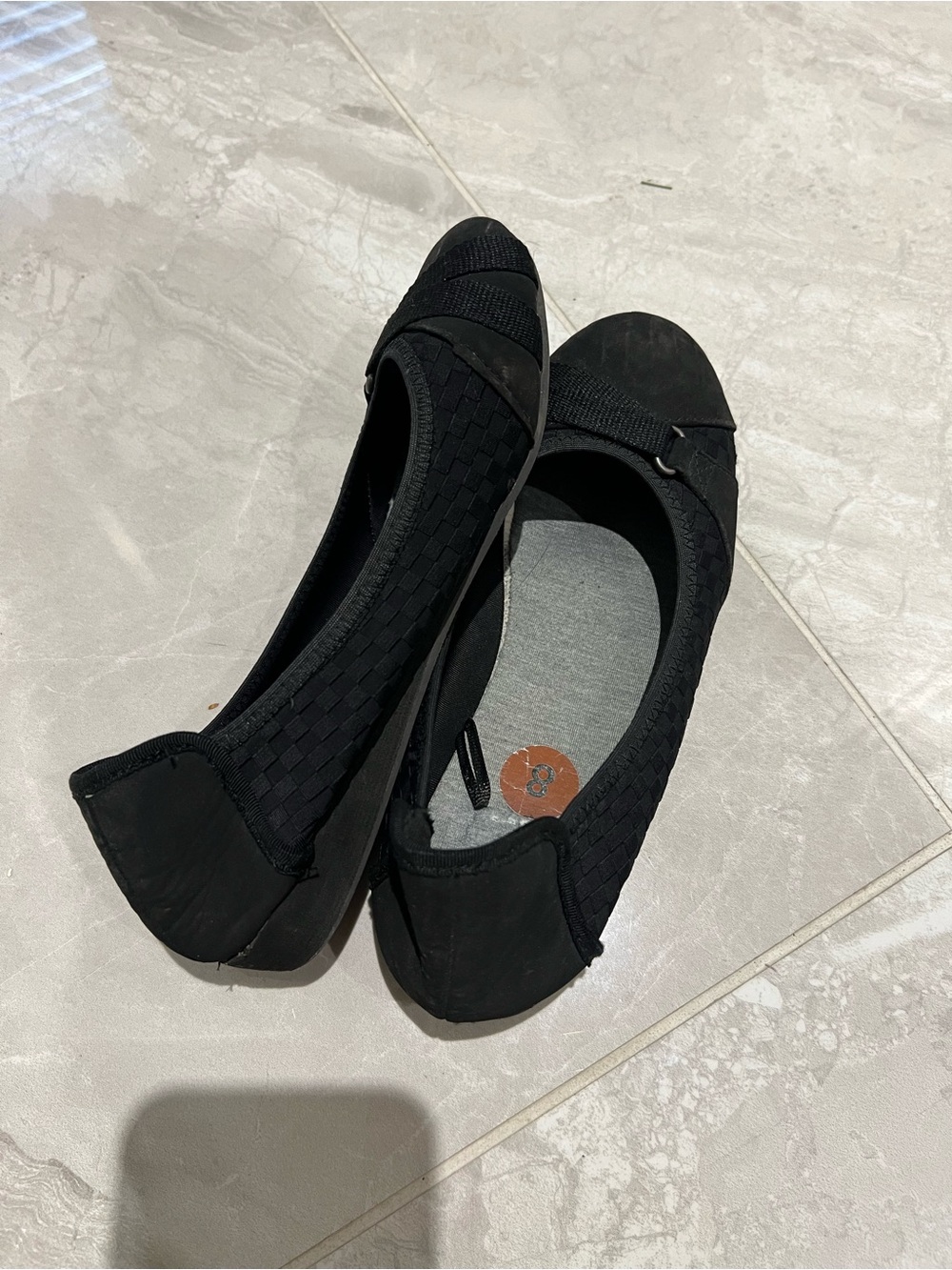 Black Women's Slip-On Ballet Flats